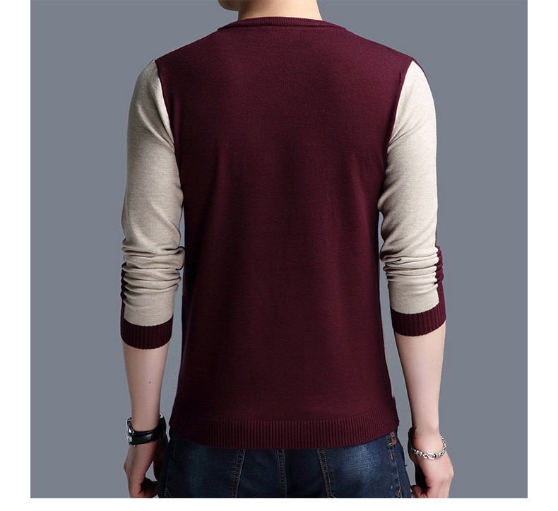 Men's Color Block Sweater