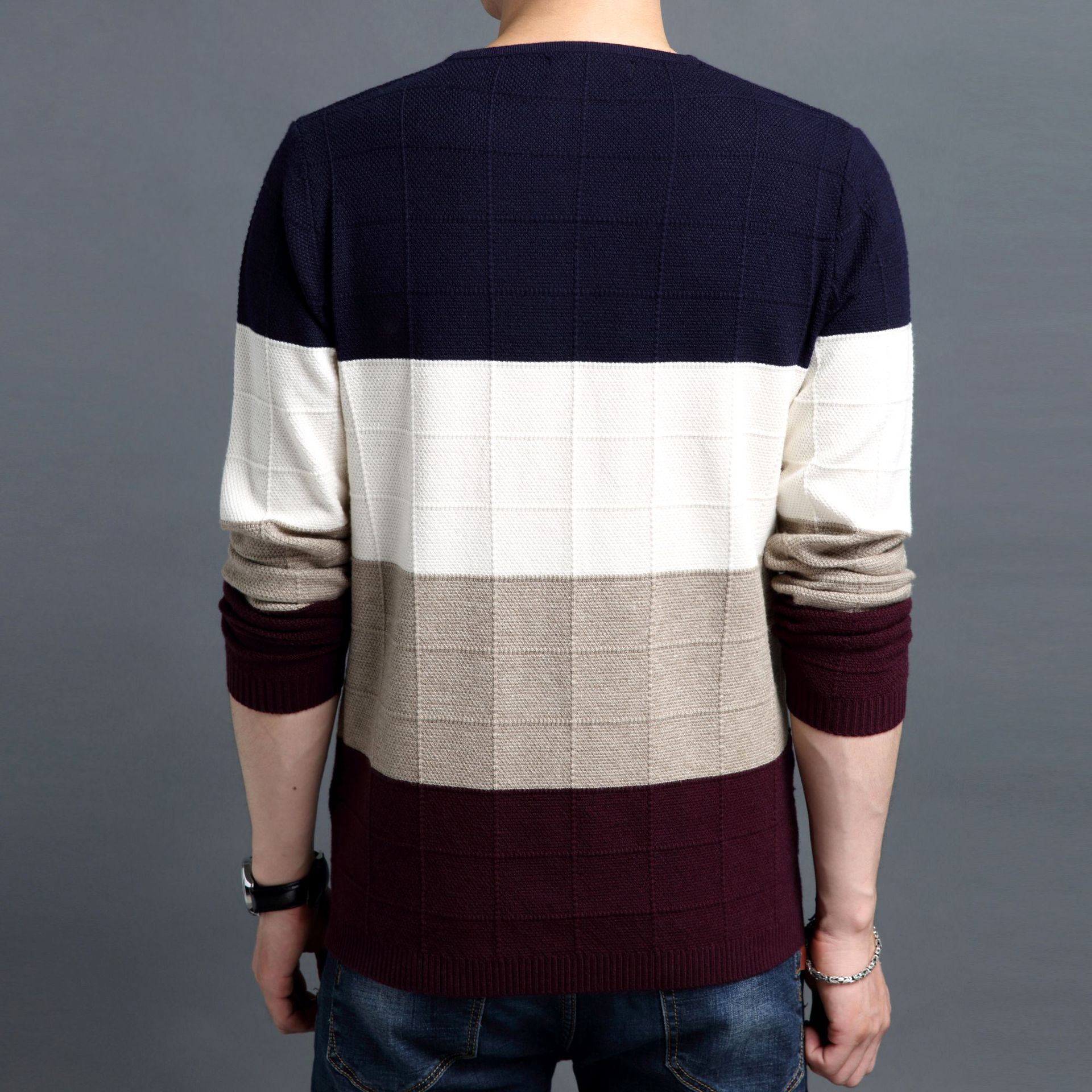 Men's Winter V-Neck Sweater