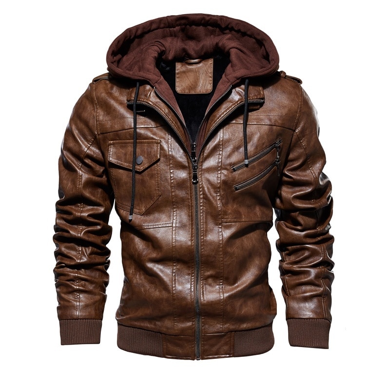 Men's Vintage Leather Bomber