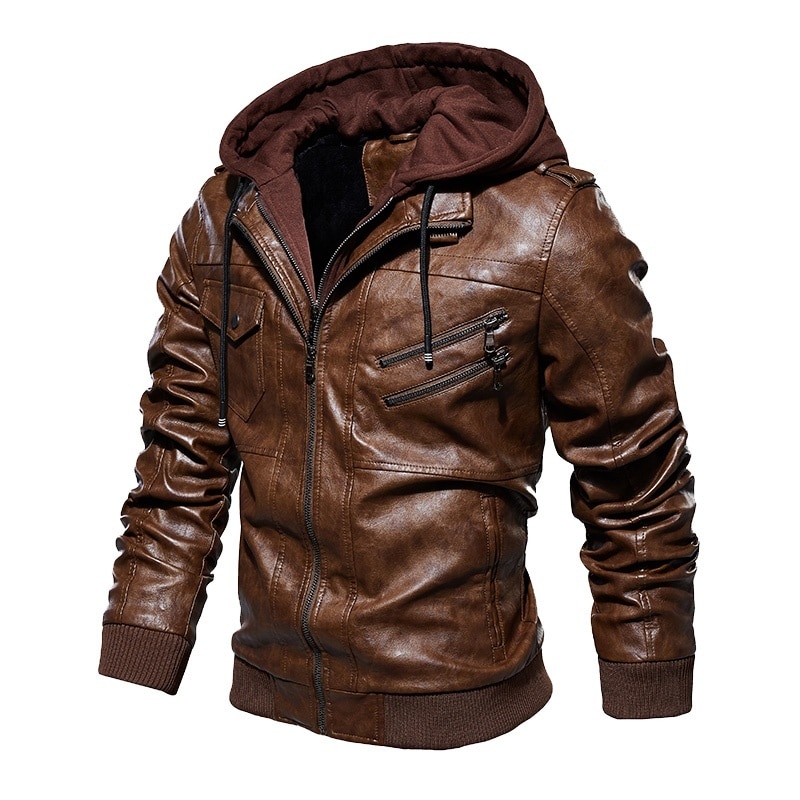 Men's Vintage Leather Bomber